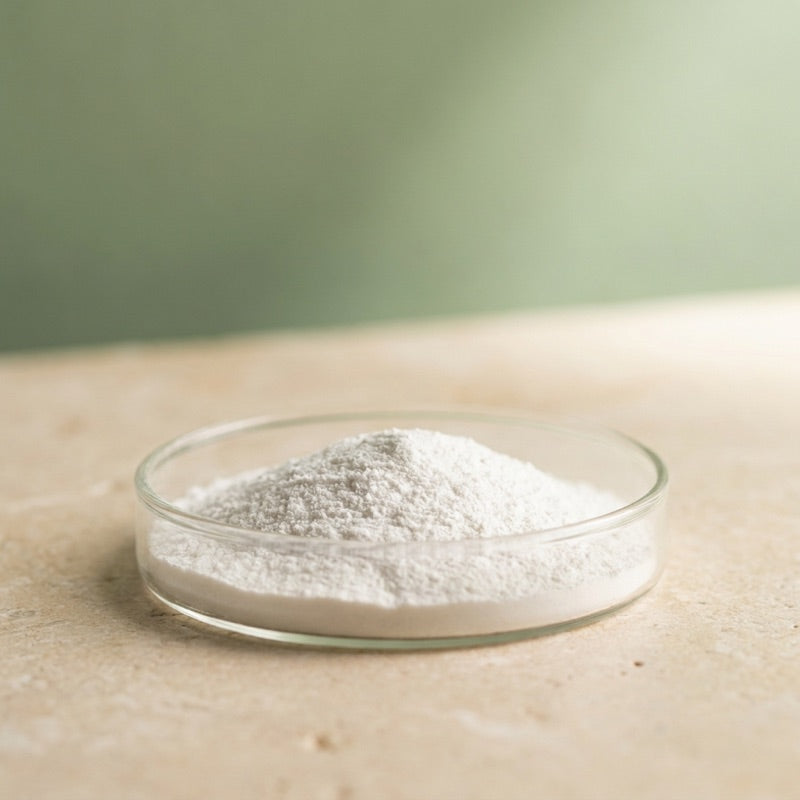 L-Theanine ingredient in a glass dish