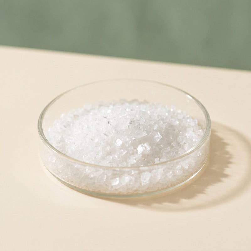 MSM, glassy white crystals