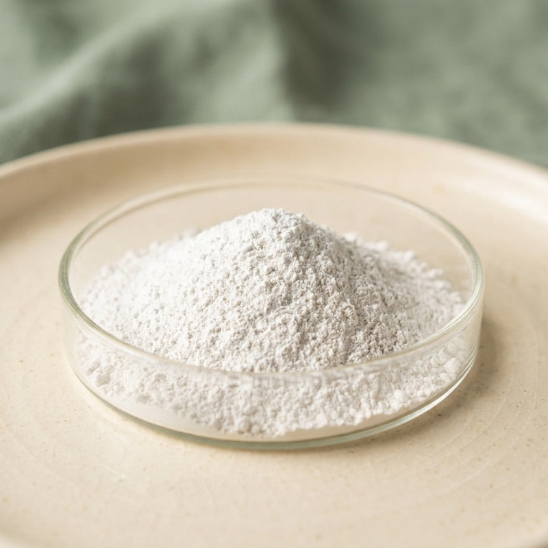 Zinc Methionine ingredient in a glass dish